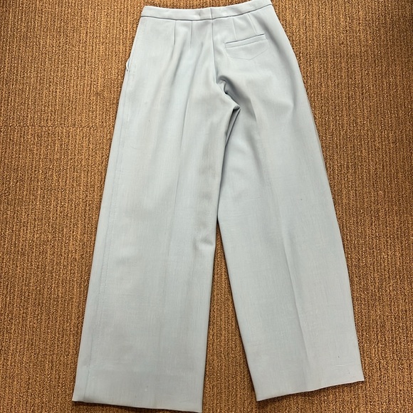 Dorothee Schumacher robins egg blue wool crepe pant suit - Picture 9 of 10